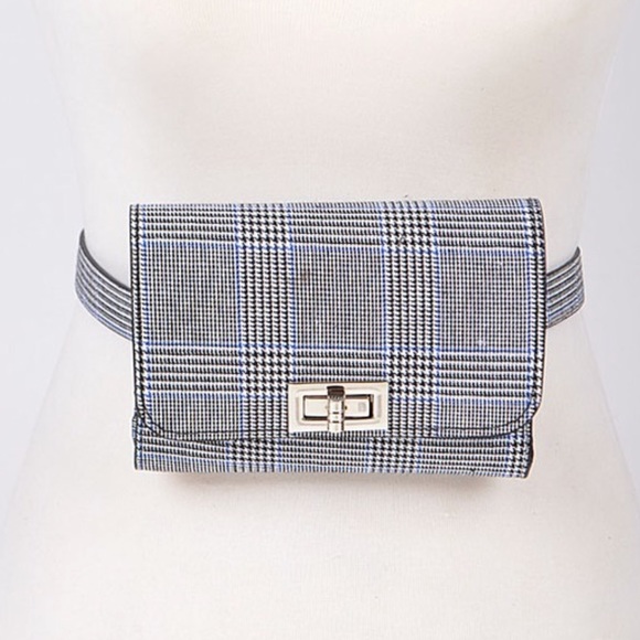 Plaid Waist Belt Bag - Picture 3 of 5
